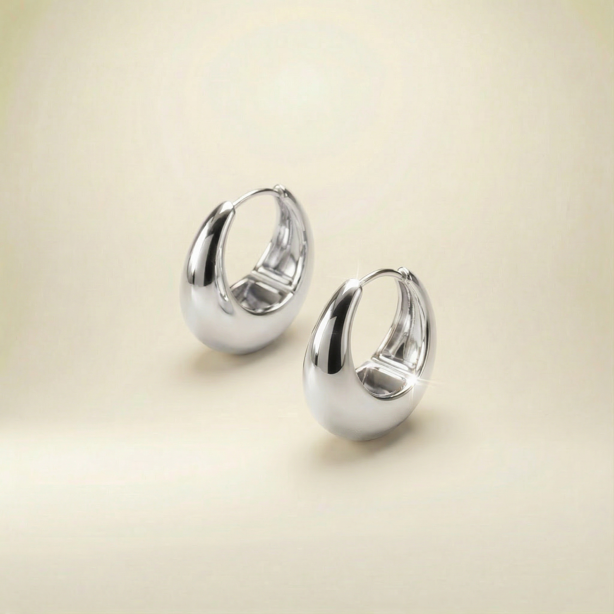 Orecchini Goccia Aurora placcati argento dal design a goccia