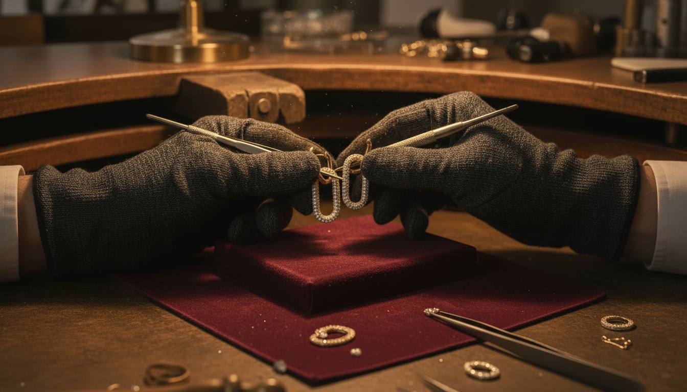 Mani artigiano Valori con gioiello