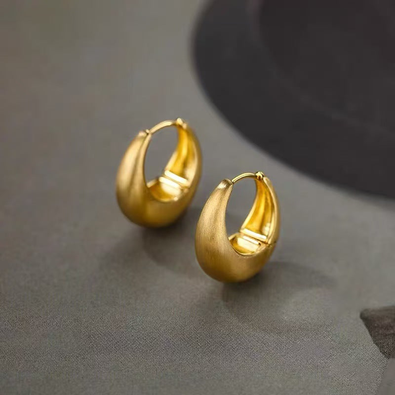 Orecchini Goccia Satinati Aurora