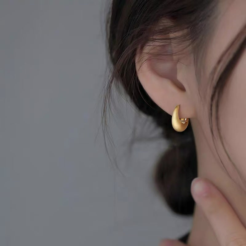 Orecchini Goccia Satinati Aurora