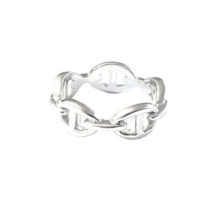 Anello Maglia Pavé Eterna