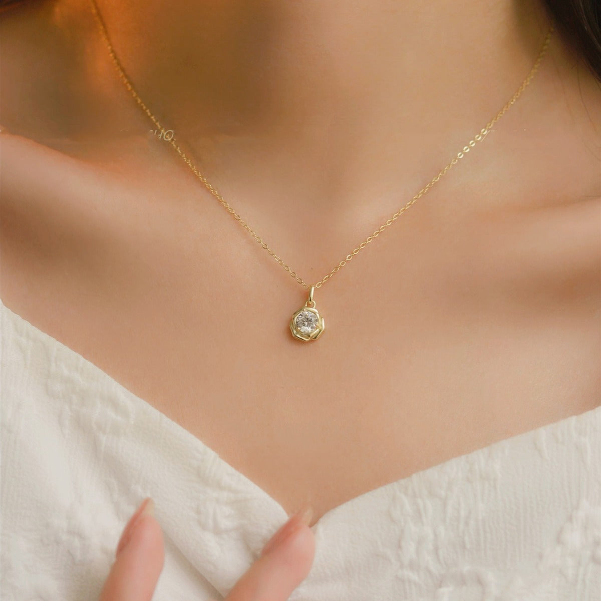 Collana Bocciolo Aurora