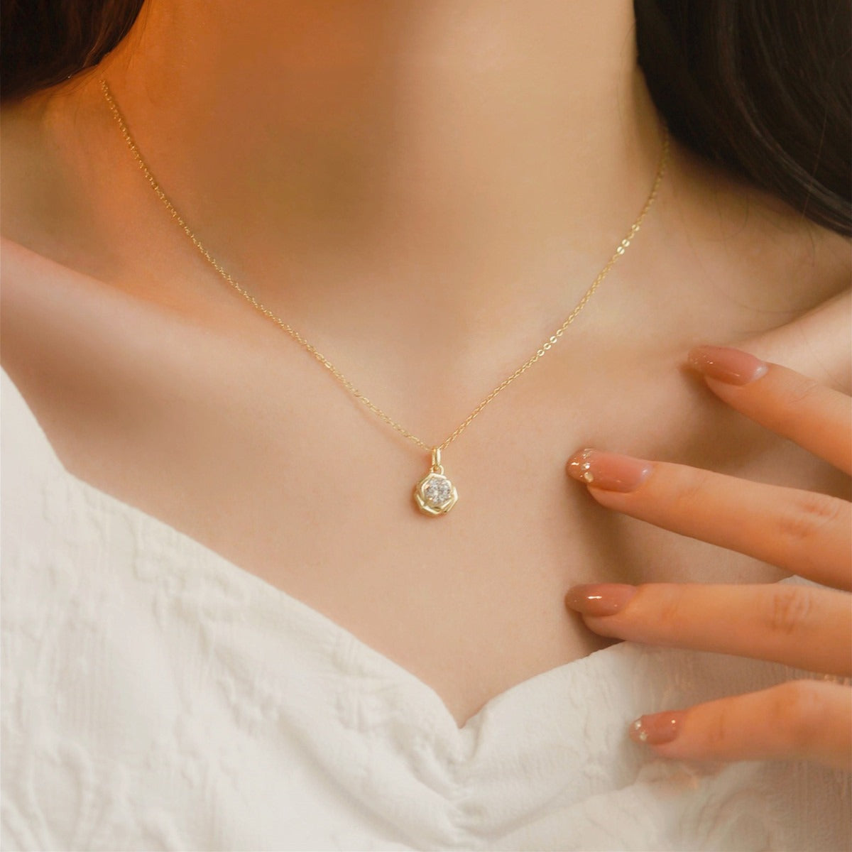 Collana Bocciolo Aurora